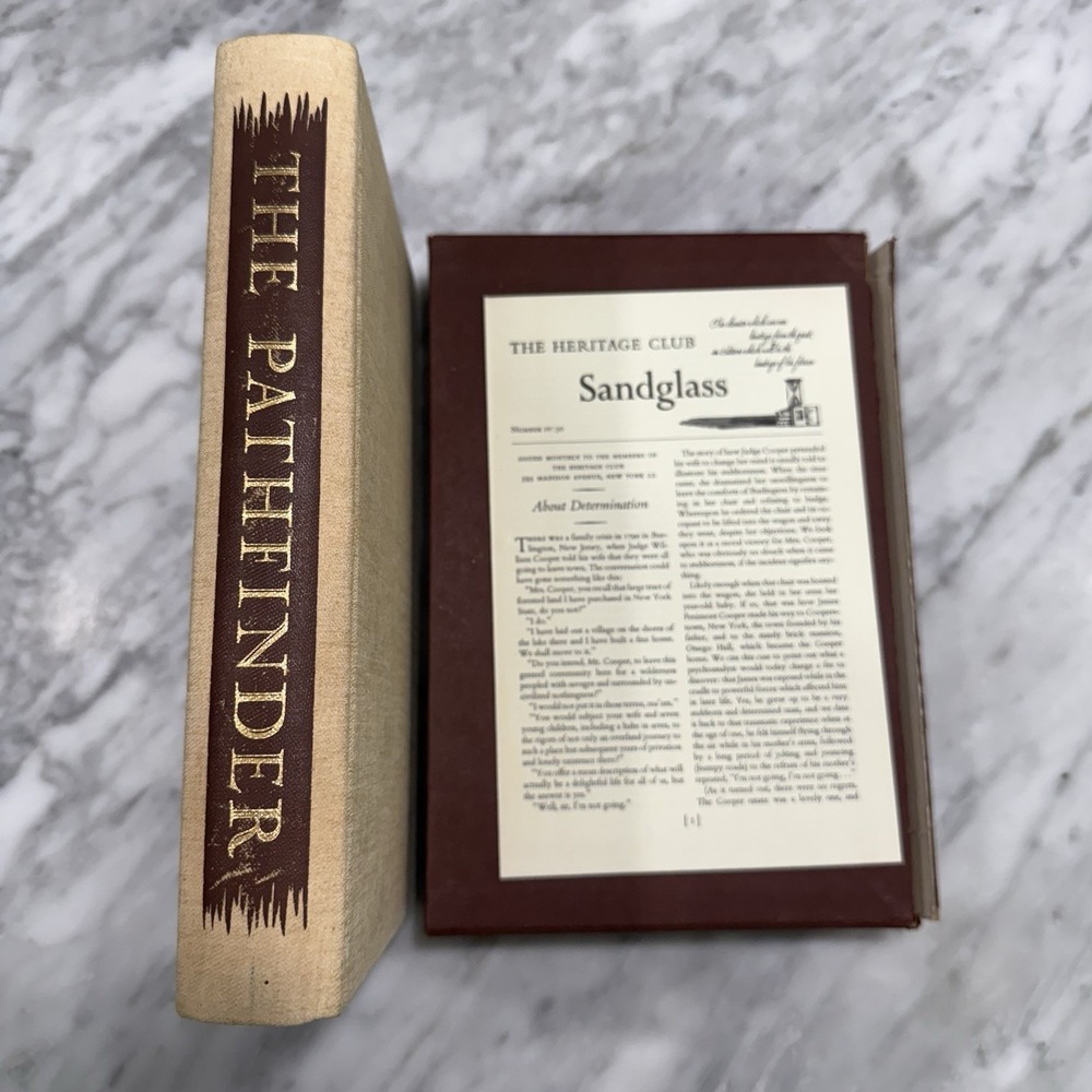 The Pathfinder James Fenimore Cooper Heritage Press Hardcover 1965 w/ Slipcase